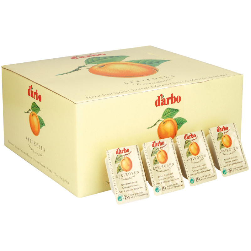 Darbo Portionen Marille 100 x 25 g 45% Fruchtanteil Konfitüre extra kaufen